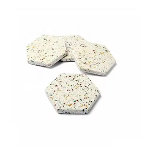 Sous-verres décoratifs en incrustation d'os multicolores disponibles Sous-verres pour café, thé, boissons Sous-verres Décoration de table moderne - Product Image 2