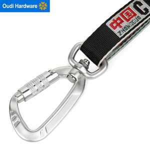 <span class=keywords><strong>Mousqueton</strong></span> professionnel en aluminium à verrouillage rotatif H2086 4KN pour équipement d'escalade et laisses pour animaux de compagnie - Product Image 2