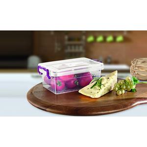 5000ml <b>Plastic</b> Multifunction <b>Storage</b> Container Lid Transparent Rectangular <b>Food</b> Jewelry Wardrobe Organizer <b>Box</b> Kitchen Pantry - Product Image 6
