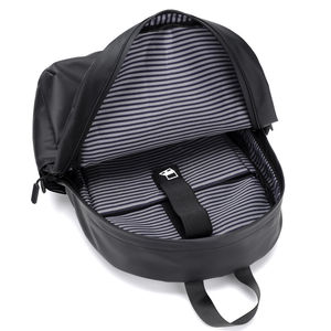 Personnalisé unisexe grande capacité sac à dos pour ordinateur portable étanche Arcuate bandoulière USB à la mode fermeture à glissière respirant - Product Image 5