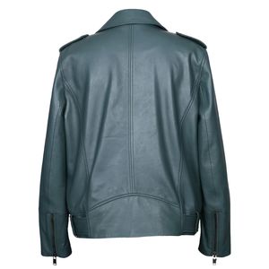 Women <b>Sheep</b> <b>Skin</b> Genuine Woolen Zipper Solid Eco-Friendly Premium Quality Custom Made Stylish Windproof Winter Motorcycle <b>Jacket</b> - Product Image 3