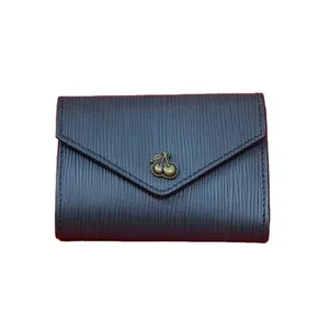 Yeni deri küçük cüzdan kadın moda marka tasarım küçük küçük cüzdan çantalar kadın kısa sikke fermuar çanta kredi kartı