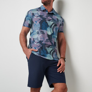 Camisetas de polo de algodón y poliéster con logotipo bordado personalizado de alta calidad, camisetas de Polo de manga corta de uniforme para golf para hombres - Product Image 2