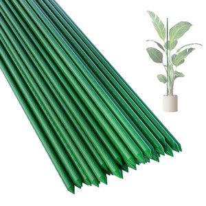 Soportes para Tomates, Juego de 40 Piezas, 8 mm x 60 cm, Soportes de Plástico para Jardín, para Pepinos, Soportes para Plantas - Product Image 1
