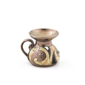 Bougie en pot de conception exclusive, porte-bougie votif avec métal argenté de qualité supérieure, couleur personnalisée pour la décoration de la maison de Noël - Product Image 4