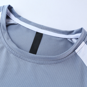 Conception personnalisée combinaison de couleurs pour hommes pour T-shirt 180g 100% coton maille respirant séchage rapide manches courtes - Product Image 3