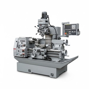 Machine combinée de fraisage et de perçage 2 en 1, haute précision, pour métal, bois, plastique, équipement compact pour atelier et prototypes - Product Image 3