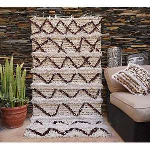 Manta Marroquí Hecha a Mano, Auténtica, Artesanal, Diseño Tribal, Suave, Tejida, Decoración para el Hogar, Regalo - Product Image 1