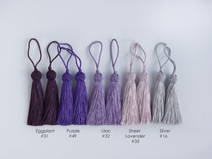 High Quality 3.94 Inch (10cm) Long Tassels Knot Cap 29 Colors Available <b>Curtain</b> Decorative Wholesale Bulk Custom Tassel Order - Product Image 5