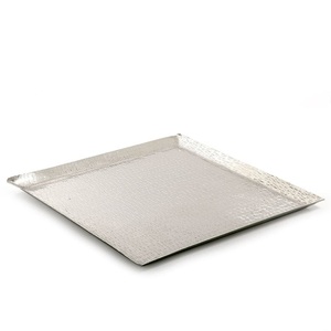 Plateau de service et de rangement en métal de haute qualité pour la décoration de la maison, plaqué argent sur mesure, élégant - Product Image 4