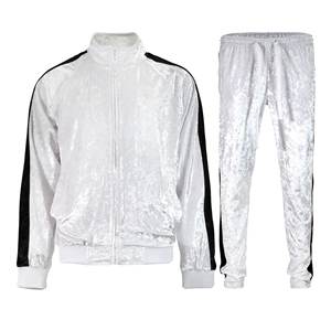 ชุดวอร์มผ้ากำมะหยี่สำหรับผู้ชายน้ำหนักเบาชุดวอร์มผ้ากำมะหยี่สวมใส่ง่ายผ้านุ่ม - Product Image 5