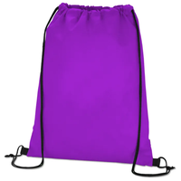 Venta al por mayor de bolsas promocionales con cordón bolsa personalizada de poliéster lavable característica personalizada bolsa con cordón