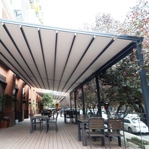 Pérgola de Aleación de Aluminio Aislada y Resistente a la Intemperie, para Patio y Jardín, <span class=keywords><strong>Toldo</strong></span> Retráctil para Exteriores, Precio al por Mayor para Múltiples Instalaciones - Product Image 1