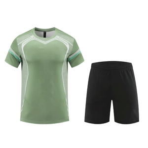 Uniforme de Tennis en matériau souple confortable pour hommes ensemble de maillot de Badminton de Table vêtements d'entraînement chemises Shorts personnalisés TNS 0004 - Product Image 3