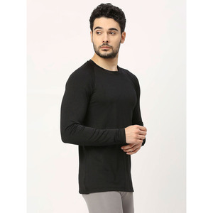 Camiseta de cuello redondo para hombre, logotipo personalizado de alta calidad, camisetas de manga larga lisas de talla grande para hombre, camiseta para hombre - Product Image 3