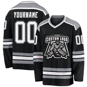 Maillot de hockey sur glace personnalisé de haute qualité, respirant, imprimé avec votre propre logo, écologique, séchage rapide, vente en gros, tendance - Product Image 5
