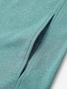 Sudadera con Capucha para Hombre, Estilo Casual de Invierno, Lavado Ácido, Color Sólido, 100% Algodón, Felpa, Secado Rápido, Transpirable, Corte Regular - Product Image 4