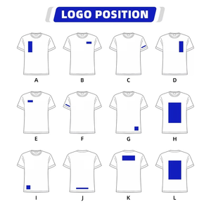 Camiseta informal extragrande de algodón 100% personalizada para hombre, cuello redondo acanalado de alta calidad con diseño bordado y hombro caído - Product Image 2