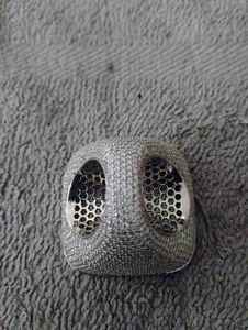 แหวนฮิปฮอปเงินแท้ 925 ชุบโรเดียม ประดับเพชรเลี้ยงในห้องปฏิบัติการ ดีไซน์หรูหราไม่ซ้ำใคร สำหรับผู้ชาย ผู้หญิง ฉลองครบรอบ งานปาร์ตี้ - Product Image 2