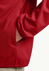 Custom Unisex Breathable Windproof Waterproof Zip-up Softshell <b>Jacket</b> <b>with</b> <b>Fleece</b> <b>Lining</b> Hooded Collar Front Logo - Product Image 5