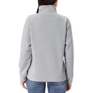 2025 New Style Custom Logo Printed Half Zip <b>Sweatshirt</b> <b>for</b> <b>Women</b> <b>Long</b> Sleeve Quarter Zip Pullover Solid Color - Product Image 3