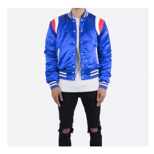 Chaqueta de satén de color personalizado para hombre, logo oem, ligera, venta al por mayor - Product Image 5