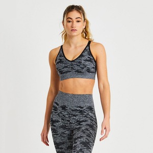 2024 conjunto de Yoga de compresión personalizado para mujer, ropa de gimnasio de talla grande, conjuntos de entrenamiento de etiqueta privada para mujer, mallas de entrenamiento de verano, dos conjuntos - Product Image 3