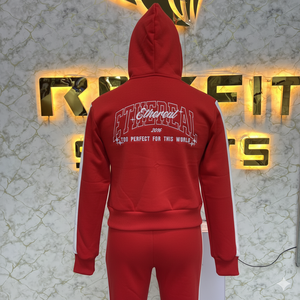 เสื้อฮู้ดผู้ชายพิมพ์ลายสีน้ำตาล - Product Image 4