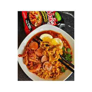 Fideos Instantáneos Buldak Carbanara en Caja, Sabor a Queso Natural y Artificial, Certificado Halal, Proceso de Fritura, Harina de Trigo Primaria - Product Image 5