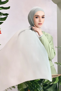 2023 meilleure vente personnalisé islamique Crush en mousseline de soie écharpe femmes Long Niqab visage couverture foulard haute qualité main musulman - Product Image 5