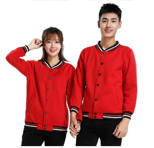 Maillot de baseball isolé en velours avec logo imprimé personnalisé sweat-shirt veste vêtements d'extérieur pour hommes et femmes ensemble de broderie uniforme d'équipe Style - Product Image 3