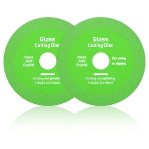 Lame de scie mince verte roue verre céramique outil de coupe Ultra-mince diamant lame de scie roue verre disque de coupe - Product Image 1
