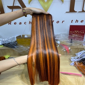 Extensions de cheveux 100 humains, lot de mèches de cheveux humains, bruts, indien, naturel, vendeur DHL, Style haut, couleur ondulée, Double poids, matériel soyeux - Product Image 2