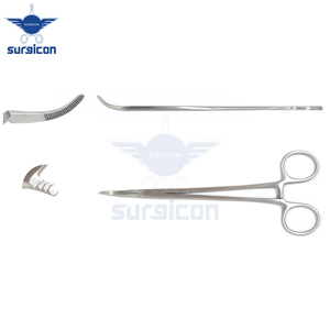 Schnidt 19cm pince hémostatique en acier inoxydable amygdale Instruments de précision pour hémostase chirurgicale efficace amygdalectomie - Product Image 2