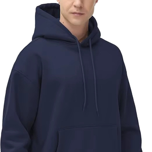 Sudadera con Capucha para Hombre, Sudadera de Forro Polar, Sudadera Holgada con Capucha y Bolsillos - Product Image 1