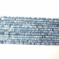 Opale bleue naturelle à facettes Rondelle de perles de pierres précieuses en vrac brins 4-6mm perles de pierre d'opale pour la fabrication de bijoux au prix de gros