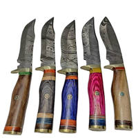 Couteau de cuisine damas 10 pouces queue de rat Tang OEM pas cher prix bas manche en bois fait à la main lame tendance vente chaude vente en gros