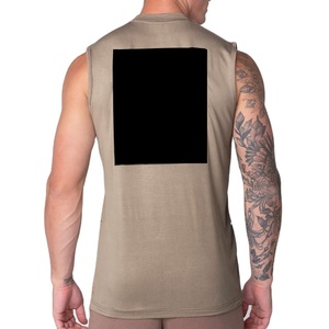 Gym Clothing Summer <b>Singlet</b> <b>Men</b> Yoga Jersey Workout Plus Size Anti-Pilling Plain Customized Gym Sportswear Working Top - Product Image 3