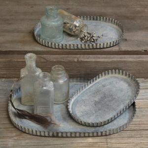 Plateau de service en bois galvanisé personnalisable avec poignée en corde pour la maison, la cuisine et la salle à manger. Prix disponible - Product Image 2