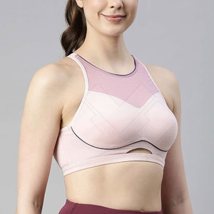 Sujetador deportivo activo para mujer Spandex transpirable/Nylon hecho en Pakistán para entrenamiento y Fitness - Product Image 3