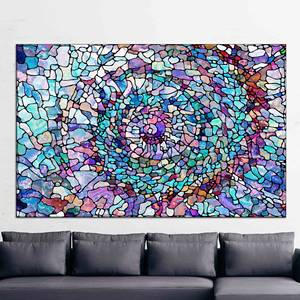 Tableau sur toile imprimé coloré moderne : Décoration murale élégante, TOILE ENVELOPPEE - Product Image 1