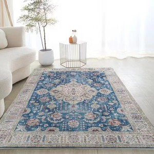 Alfombra de Chenilla de Lujo Ultra Suave y Antideslizante, Alfombra Medallón Tufted de 4m Personalizable y Lavable para Decoración de Dormitorio y Sala de Estar - Product Image 2