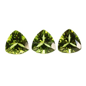 Peridoto verde Natural de alta calidad, tamaño mixto, fabricación de joyas hechas a mano, piedras preciosas sueltas certificadas, piedra de peridoto Natural 100% - Product Image 4