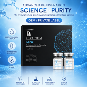Suero Rejuvenecedor de Piel con Ácido Hialurónico Platinum P-HSR, Ampolla de 5 ml, Hidratante Profundo para el Rostro, Marca Privada OEM - Product Image 5