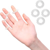 Mini anneau de massage des doigts par acupression Sujok avec mécanisme à ressort favorisant la circulation sanguine, contrôle manuel filaire