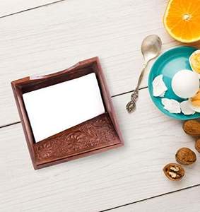 Servilletero de madera Colección de desplazamiento plano, Servilletero de barra para mesas, Soporte de pañuelos de vajilla, Dispensador de servilletas de granja - Product Image 6