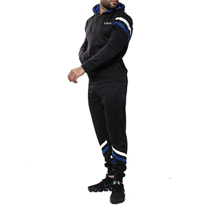 Survêtements de jogging de haute qualité OEM, ensemble de survêtement tendance pour hommes, tissu doux et ajustable, streetwear, logo personnalisé 2026, survêtement de sport - Product Image 2