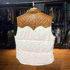 Chaleco de Cuero Grueso para Hombre, Resistente al Viento, con Botones de Cuerno, Color y Talla Personalizables para Importadores de Motocicletas - Product Image 3