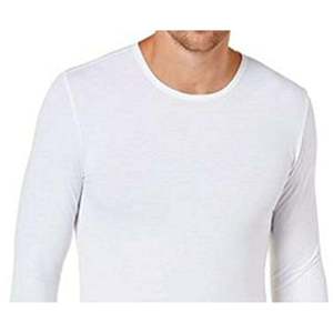 32 Degrees <b>Men's</b> White Crew Neck <b>Base</b> <b>Layer</b> Shirt Size Medium for Outdoor & Hiking Clothing - Product Image 2