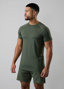 Camisetas Deportivas Ajustadas de Punto para Hombre, Secado Rápido, Transpirables, para Gimnasio y Rendimiento Deportivo - Product Image 2